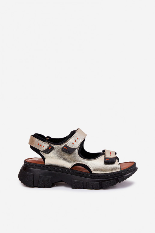 Sandali da donna Femminile Z con chiusura adesivaami Artiker 56C0469 colore dorato Sandali da donna Femminile Z con chiusura adesivaami Artiker 56C0469 colore dorato