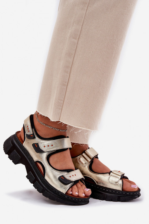 Sandali da donna Femminile Z con chiusura adesivaami Artiker 56C0469 colore dorato Sandali da donna Femminile Z con chiusura adesivaami Artiker 56C0469 colore dorato