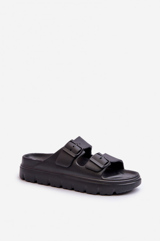 Ciabatte da donna con schiuma con una piattaforma colore nero Melorea Ciabatte da donna con schiuma con una piattaforma colore nero Melorea