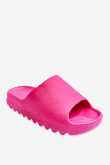 Pantofole alla moda con una piattaforma colore rosa Estella 2
