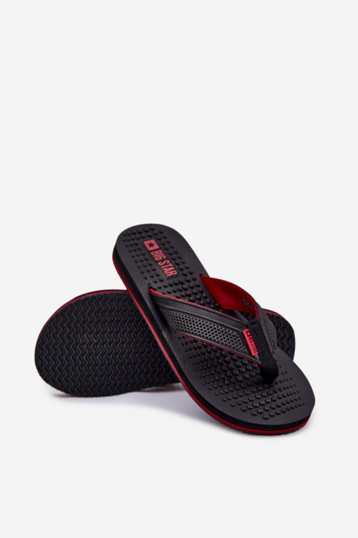 Deveschio Pantofole Pantofole Big Star RR174441 colore nero