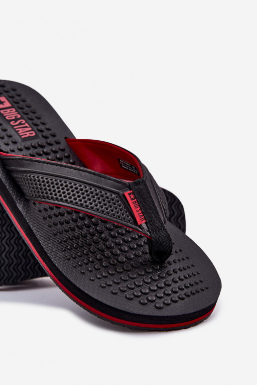 Deveschio Pantofole Pantofole Big Star RR174441 colore nero