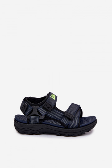 Scarpe da bambino casual rosa con velcro, Lee Cooper LCIN-25-02-3265K 2