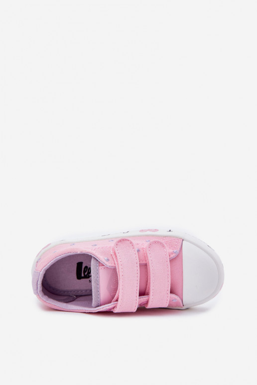 scarpe casual Infantile con chiusure adesive Lee Cooper LCIN-25-02-3265K colore rosa