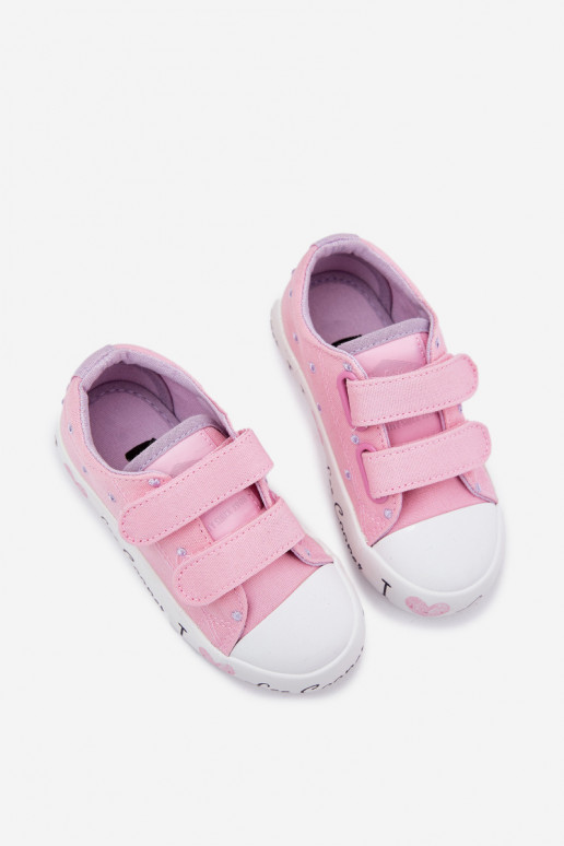 scarpe casual Infantile con chiusure adesive Lee Cooper LCIN-25-02-3265K colore rosa