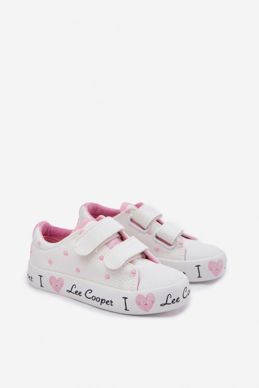 scarpe casual Infantile con chiusure adesive Lee Cooper LCIN-25-02-3264K Colore bianco scarpe casual Infantile con chiusure adesive Lee Cooper LCIN-25-02-3264K Colore bianco