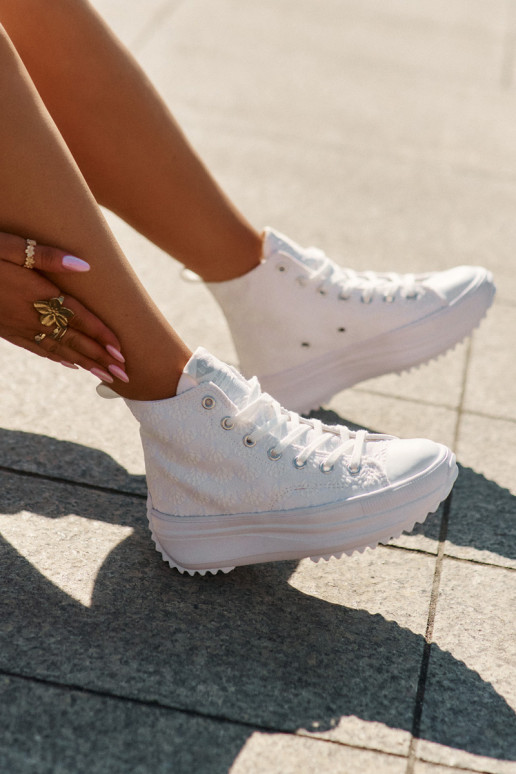 scarpe per il tempo libero con suola Femminile Lee Cooper LCIN-25-31-3461L Colore bianco