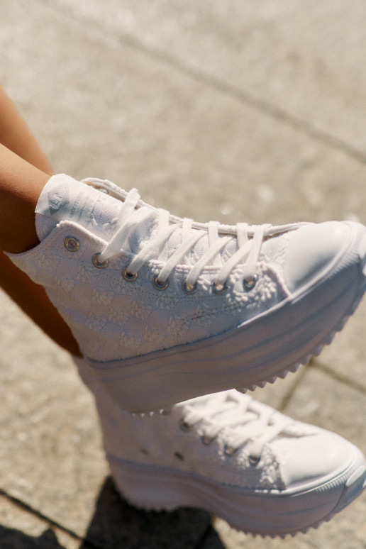 scarpe per il tempo libero con suola Femminile Lee Cooper LCIN-25-31-3461L Colore bianco