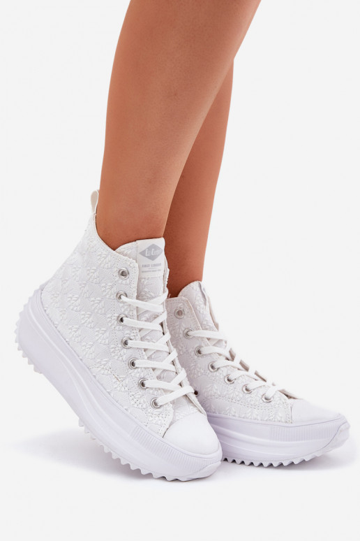 scarpe per il tempo libero con suola Femminile Lee Cooper LCIN-25-31-3461L Colore bianco