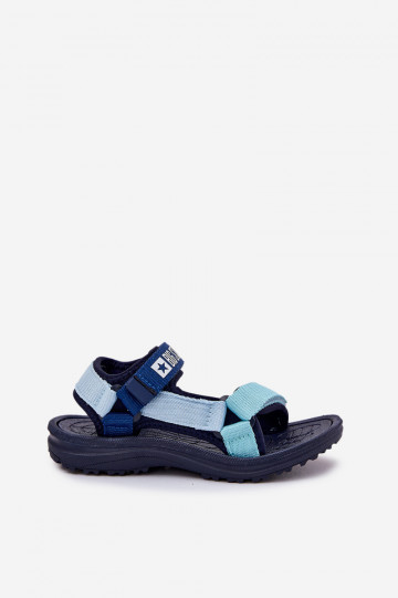 Scarpe da bambino rosa con velcro, Big Star RR374519 2