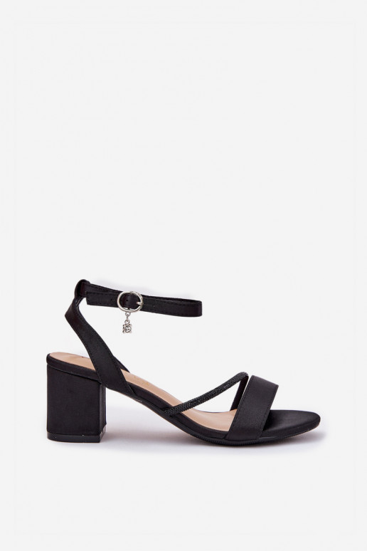 Sandali con tacco alto da donna con gli occhi scintillanti Vinceza 20268 colore nero Sandali con tacco alto da donna con gli occhi scintillanti Vinceza 20268 colore nero