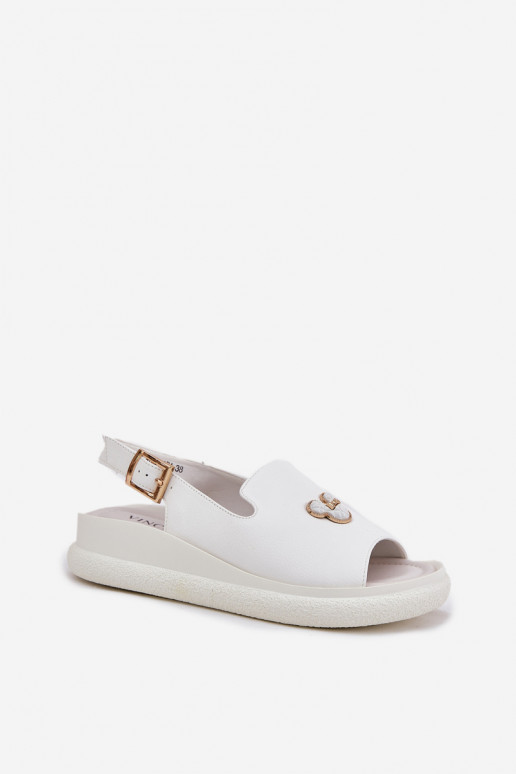 Sandali da donna Femminile con ornamenti Vinceza 66757 Colore bianco