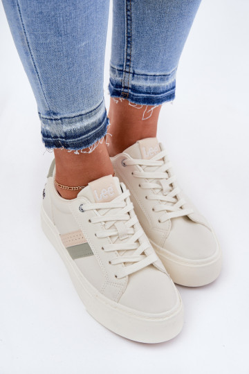 Scarpe modello sneakers Femminile LEE LAYLA INOMEN LOIN 50251003 Zgaszona Biel
