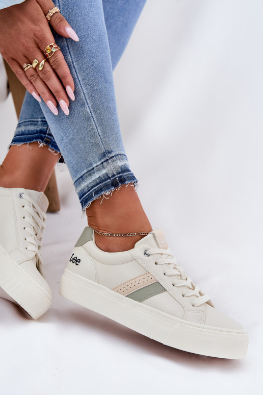 Scarpe modello sneakers Femminile LEE LAYLA INOMEN LOIN 50251003 Zgaszona Biel