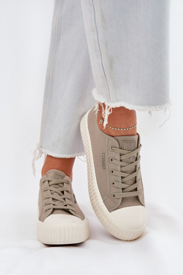 Scarpe casual grigie con plateau, Big Star RR274779 2
