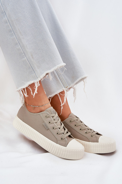  Scarpe per il tempo libero con una piattaforma Big Star RR274779 colore grigio