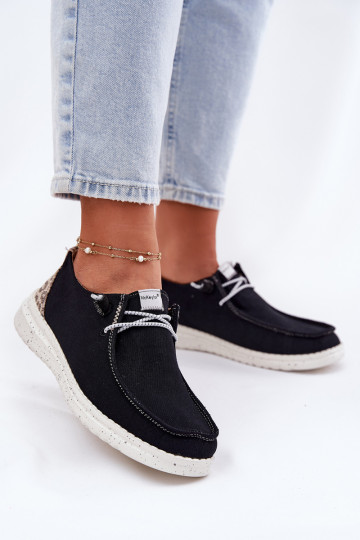 Scarpe nere da donna, McKeylor 96116