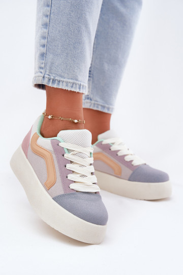 Scarpe modello sneakers Femminile con una piattaforma Colori differenti Tellnira 2