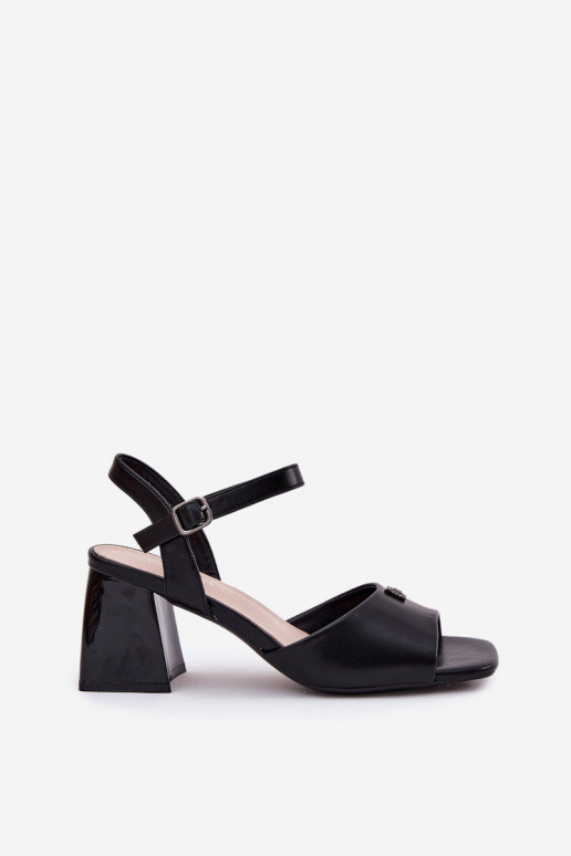 Sandali con tacco alto da donna Vinceza 62235 colore nero Sandali con tacco alto da donna Vinceza 62235 colore nero