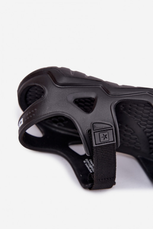 Pantofole leggere Sandali da donna con una piattaforma Big Star RR274A512 colore nero Pantofole leggere Sandali da donna con una piattaforma Big Star RR274A512 colore nero