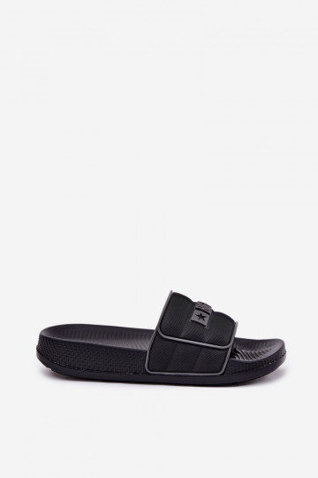 Infradito nere da uomo, Big Star RR174A043 2