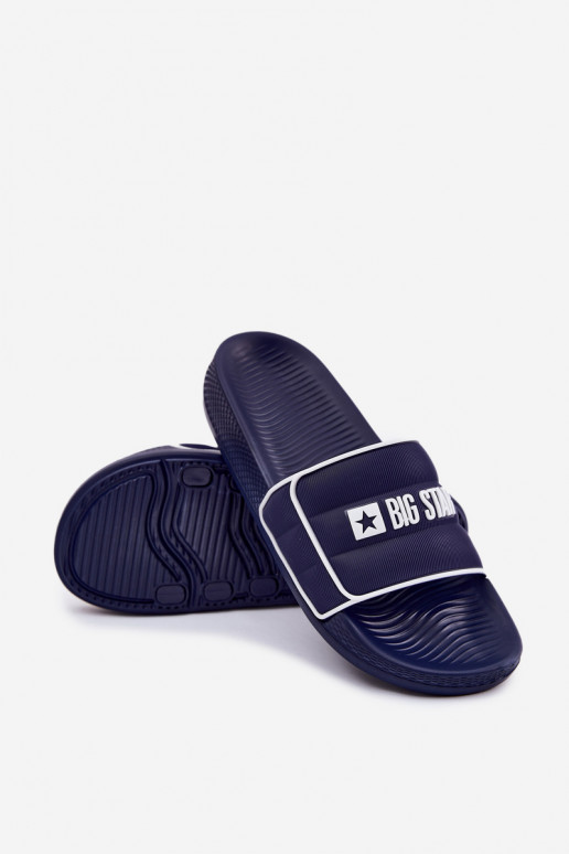 Deveschio Pantofole Big Star RR174A045 blu scuro Deveschio Pantofole Big Star RR174A045 blu scuro