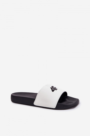 Pantofole da donna 4F 4FRMM00FSLIF010-10S Colore bianco 2