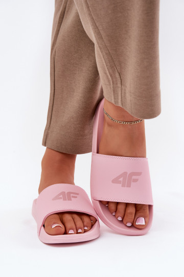 Pantofole da donna 4F 4FRMM00FSLIF010-56S colore rosa 2