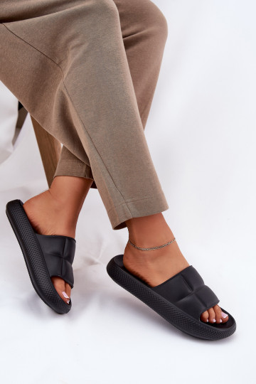 Pantofole leggere Pantofole da donna LEE MAYA SLIDER INOMEN LOIN 50251016 colore nero