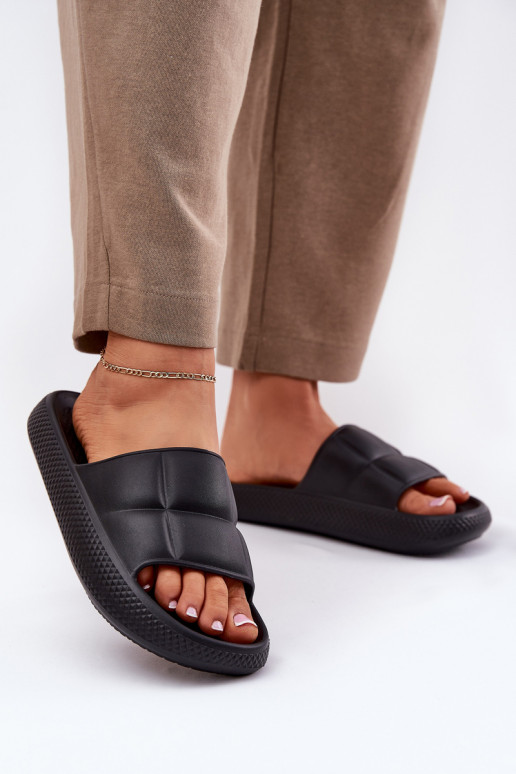 Pantofole leggere Pantofole da donna LEE MAYA SLIDER INOMEN LOIN 50251016 colore nero