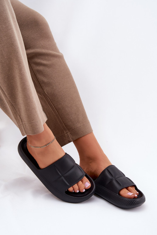 Pantofole leggere Pantofole da donna LEE MAYA SLIDER INOMEN LOIN 50251016 colore nero