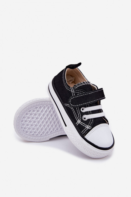 scarpe casual Infantile con chiusure adesive colore nero Obidana