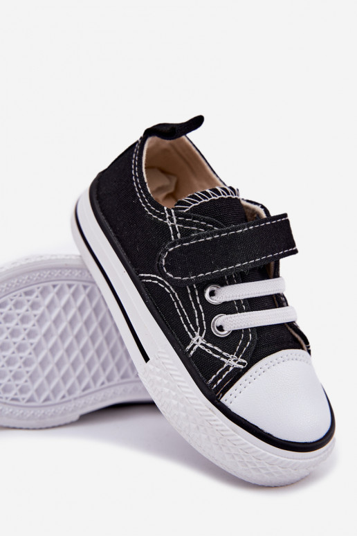 scarpe casual Infantile con chiusure adesive colore nero Obidana
