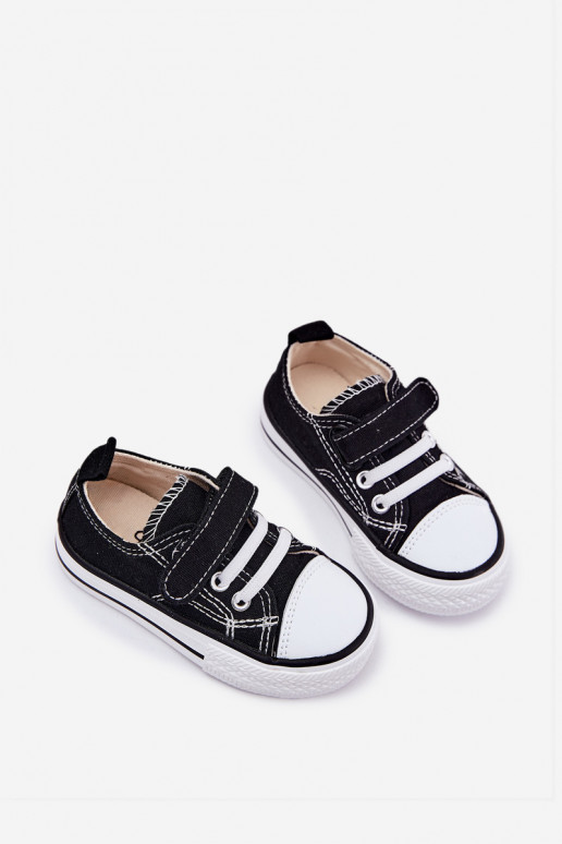 scarpe casual Infantile con chiusure adesive colore nero Obidana