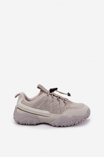 Scarpe sportive da bambino color avorio con zip, "Įjungtanelita" 2