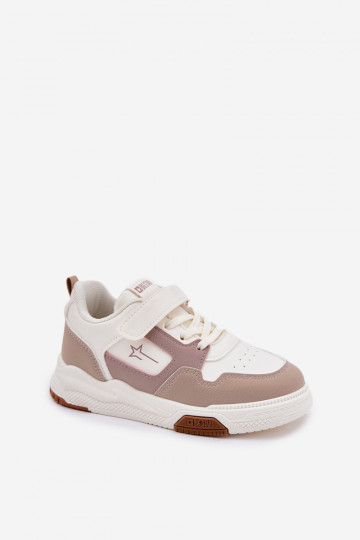 Scarpe sportive da bambino beige, Big Star RR374055