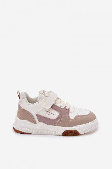 Scarpe sportive da bambino beige, Big Star RR374055 2
