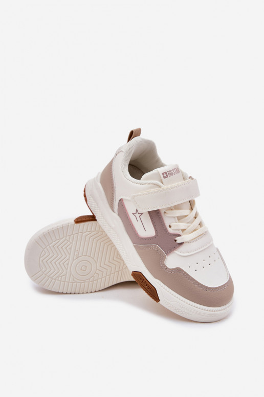  Scarpe modello sneakers Infantile Big Star RR374055 beige