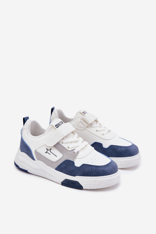  Scarpe modello sneakers Infantile Big Star RR374053 Bianco-colore blu
