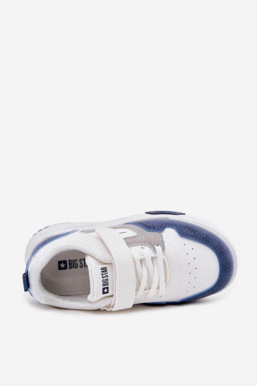 Scarpe modello sneakers Infantile Big Star RR374053 Bianco-colore blu