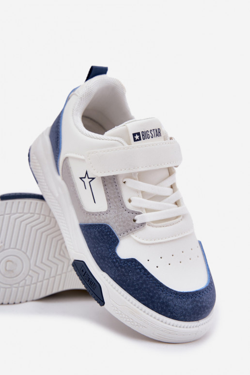  Scarpe modello sneakers Infantile Big Star RR374053 Bianco-colore blu