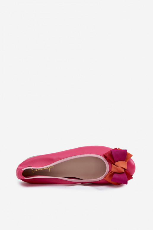Ballerine con nastri Deveciejka P6801-15 colore rosa