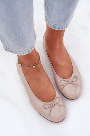 Ballerine beige da donna, "Taituriciejka P6800-04"