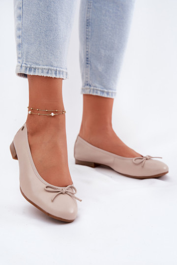 Ballerine beige da donna, "Taituriciejka P6800-04" 2