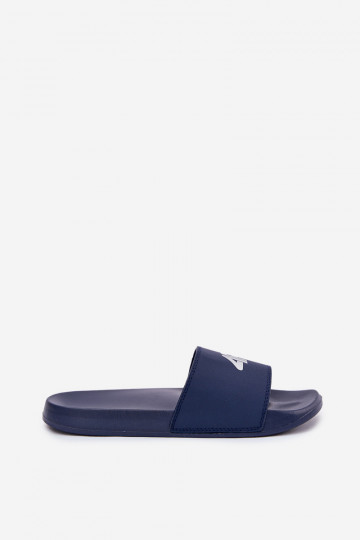 Ciabatte blu scuro da uomo, 4F 4FRMM00FSLIM011-30S 2