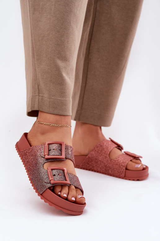 Fragrante Pantofole da donna con lucentezza I con fibbiemi ZAXY RR285025 colore rosa Fragrante Pantofole da donna con lucentezza I con fibbiemi ZAXY RR285025 colore rosa