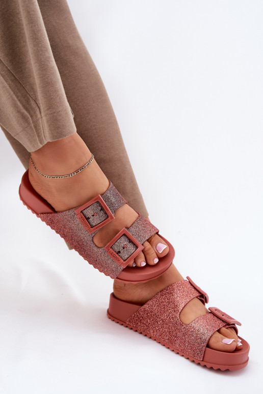 Fragrante Pantofole da donna con lucentezza I con fibbiemi ZAXY RR285025 colore rosa Fragrante Pantofole da donna con lucentezza I con fibbiemi ZAXY RR285025 colore rosa