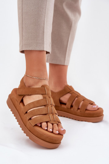 Scarpe da donna color marrone con zeppa in camoscio sintetico, "Filisenia" 2