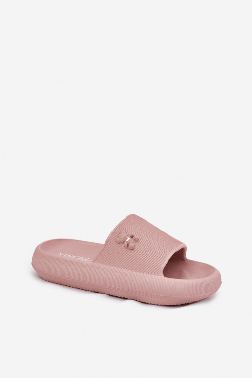 Pantofole leggere Pantofole da donna con una piattaforma Con Orso Vinceza 75210 colore rosa