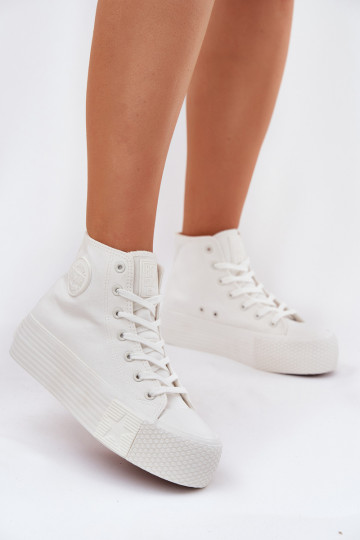 Scarpe per il tempo libero con una piattaforma Big Star RR274743 Colore bianco 2